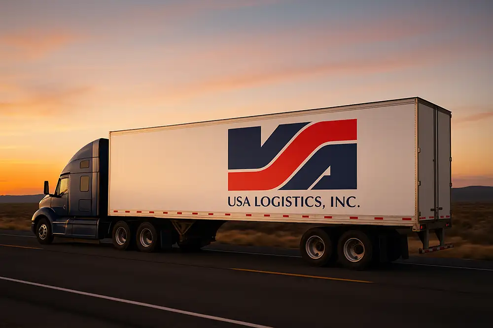 U.S.A logistics trailer