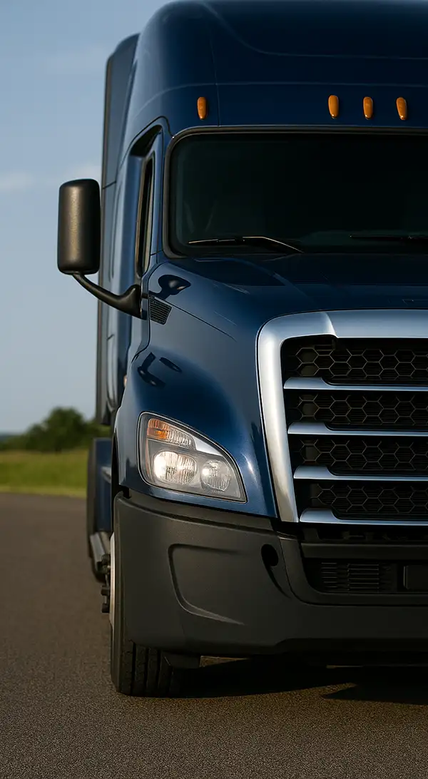 usa logistics trailer front